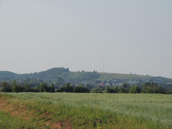 Вид с дороги Чайковский - Воткинск, окрестности Кварсы